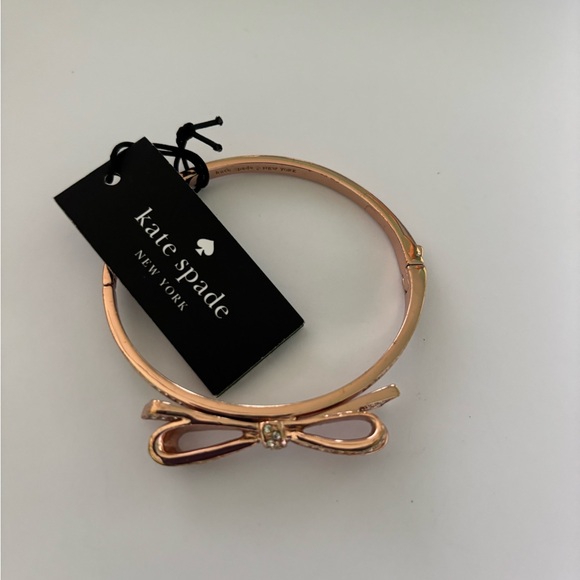 Kate Spade Rose Gold Bow Bangle - Picture 2 of 3